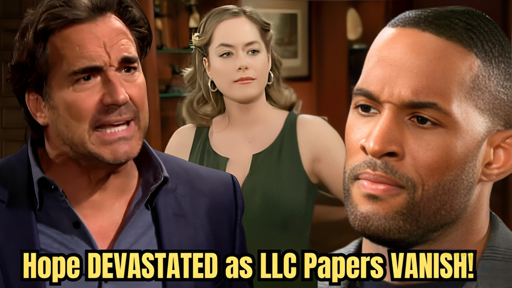 B&B Spoiler: Carter’s CRUSHING BETRAYAL!! Hope DEVASTATED as LLC Papers ...